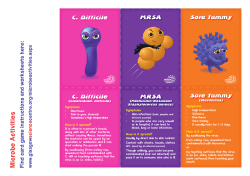 Microbe Activities Find card game instructions and worksheets here: