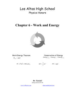 In Class Problems - One Dimensional Kinematics