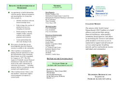 North Central Massachusetts CRA Coalition