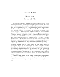 Directed Search