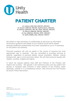 patient charter