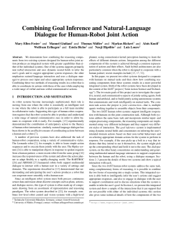 Combining Goal Inference and Natural