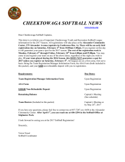 cheektowaga softball news