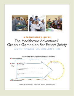 The Healthcare Adventures&trade; Graphic Gameplan
