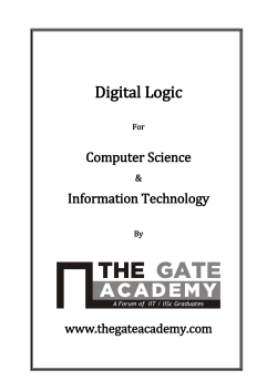 Digital Logic - The Gate Academy