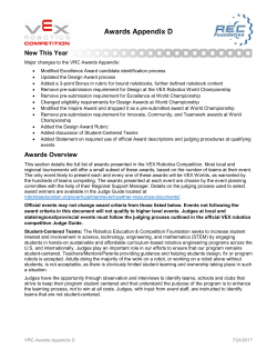 Awards Appendix D