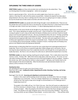 Is God Calling Me - Vision Ministries Canada