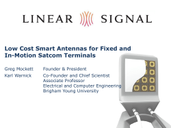 Slide 1 - Linear Signal, LLC