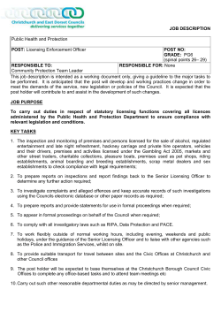 Job Description Template