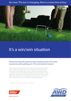It`s a win/win situation
