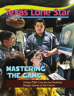 Unique PSJA Courses Let Students Design Games of the Future