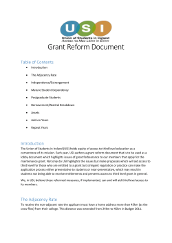 Mature Student Dependency - Houses of the Oireachtas