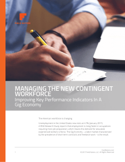 managing the new contingent workforce