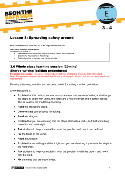 Activities - TrackSAFE Education