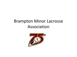 Brampton Minor Lacrosse Association