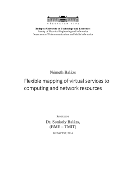 Flexible mapping of virtual services to computing