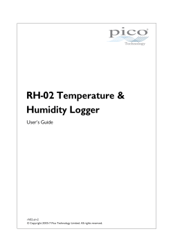 RH-02 User`s Guide