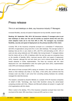 Pressemitteilung - IGEL Technology