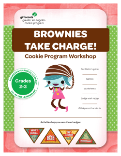 Brownies Take Charge - Girl Scouts of Greater Los Angeles