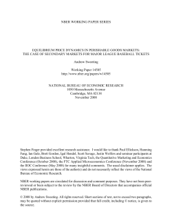 Equilibrium Price Dynamics in Perishable Goods Markets: The Case