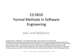 Sets, Relations