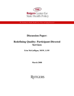 Quality and Self-Direction: Mixing Assurances with Choice