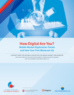 How Digital Are You? Middle Market Digitization Trends