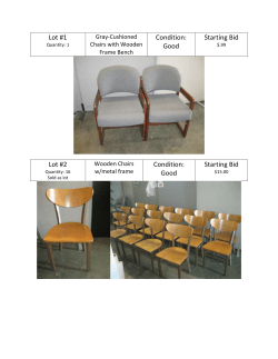 Lot #1 Condition: Good Starting Bid Lot #2 Condition: Good