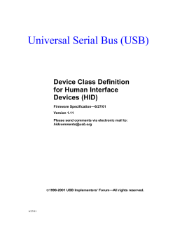 Universal Serial Bus (USB)