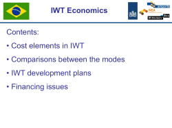 IWT Economics IWT Economics