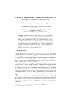 A Formal Approach to Qualitative Reasoning on Topological