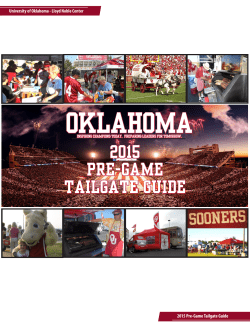 Pre-Game Tailgating Guide