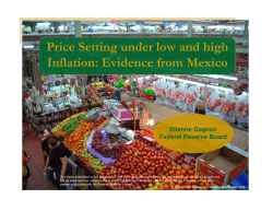 Price Setting under low and high Inflation: Evidence