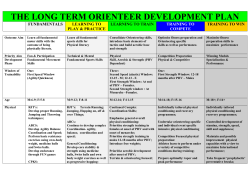 irish orienteering association long term athlete development plan