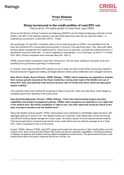 Sharp turnaround in the credit profiles of road EPC cos