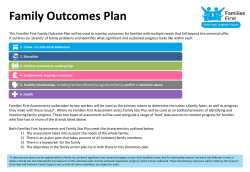 (TROUBLED FAMILIES) EXPANSION Draft Outcome Plan