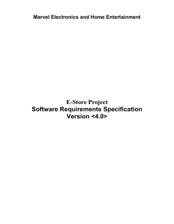 Software Requirements Specification