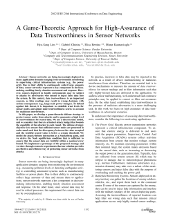 A Game-Theoretic Approach for High-Assurance