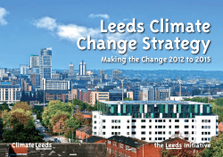 Leeds Climate Change Strategy