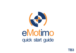 TB3 Quick Start Guide