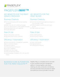 PAGEFLEX iWAY &trade;