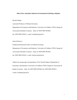 Rule of law and policy-induced environmental technology adoption