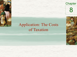 Chapter 8 - Taxes