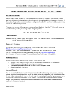 APUSH - Chandler Unified School District
