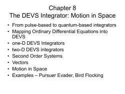 The DEVS Integrator - Arizona Center of Integrative Modeling and
