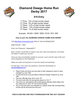 Diamond Dawgs Home Run Derby 2017