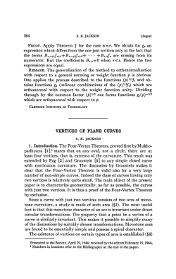 564 PROOF. Apply Theorem J for the case w==r. We
