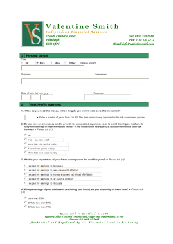 1 Personal details Title (Please specify) Surname Forenames Date