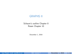 GRAPHS II