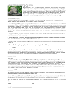 return with your registration form